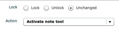 Activate Note Tool