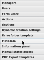 Advanced Workflow Metadata Tab