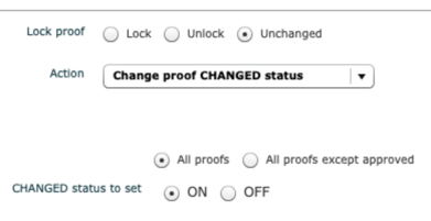 Change proof CHANGED status