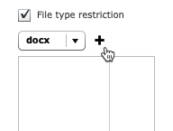 File Type Restriction