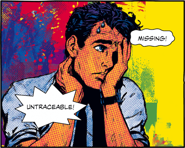 comic book panel of a nervous worker