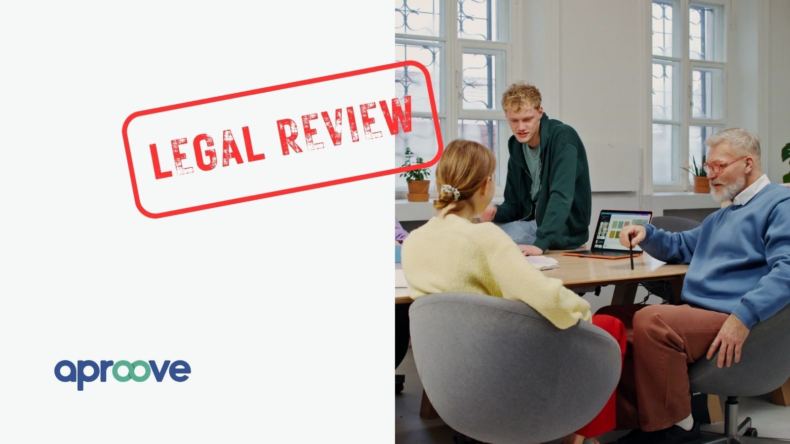 a creative team under compliance review