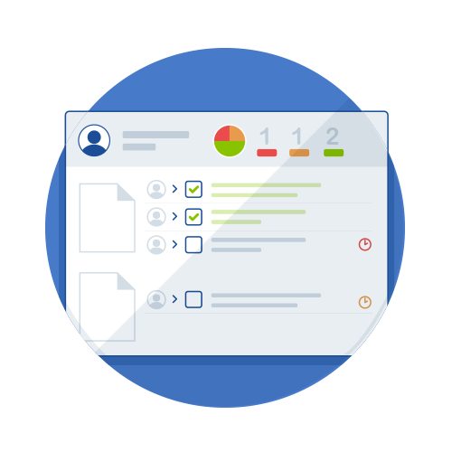 Project Management Software Dashboard - Aproove